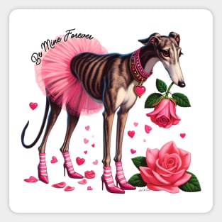 Greyhound Adoption Be Mine Forever Magnet